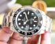 High Replica Rolex GMT Master II Watch Black Face Stainless Steel strap Black Ceramic Bezel  40mm (1)_th.jpg